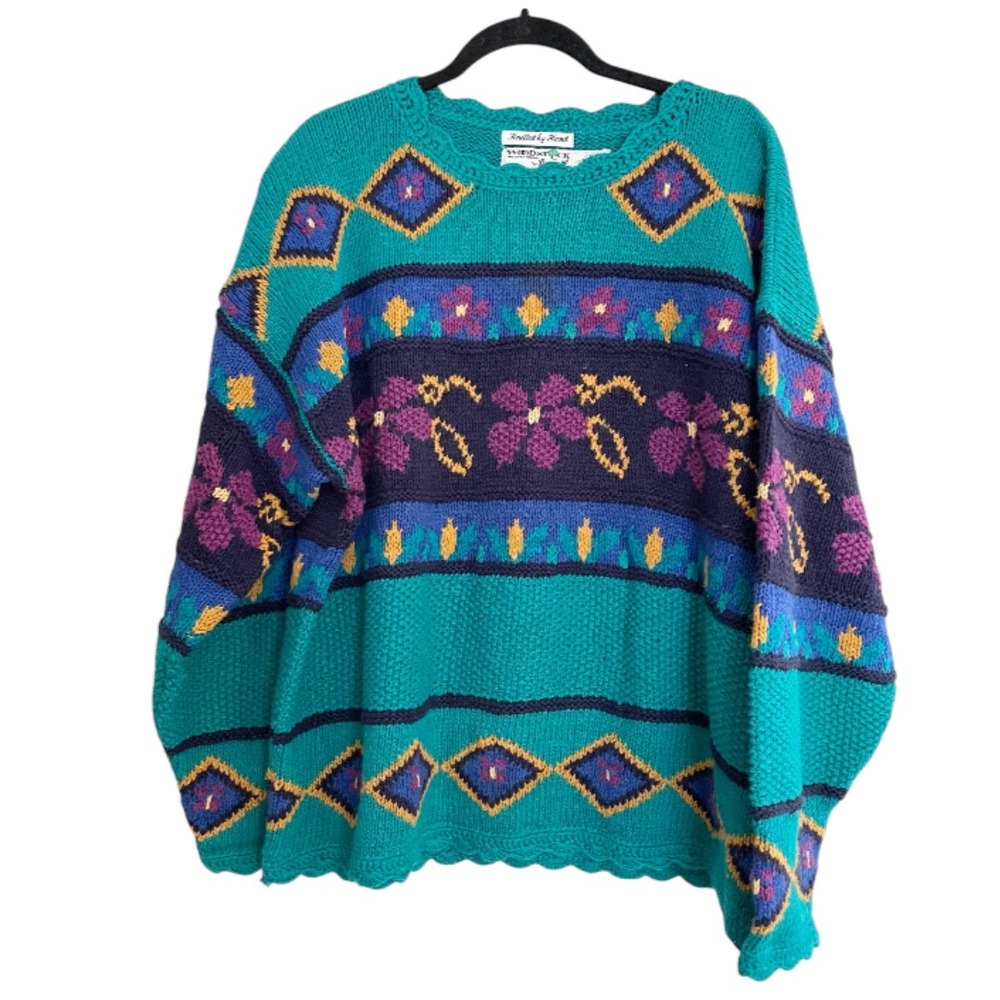 Colorful Knit Sweater